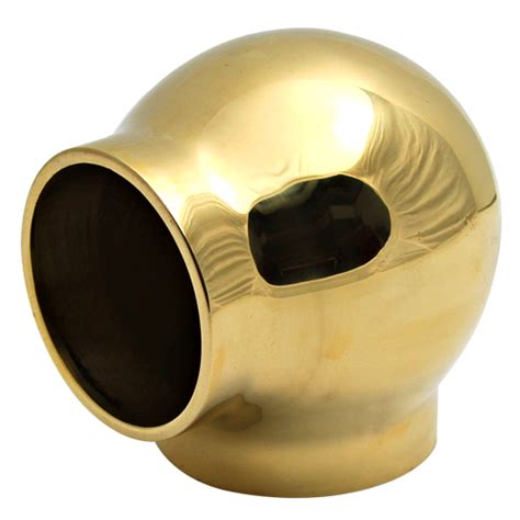 Brassfinders 833 20 Ball Elbow Fitting For 2 Diameter Tubing Unlacquered Polished Brass