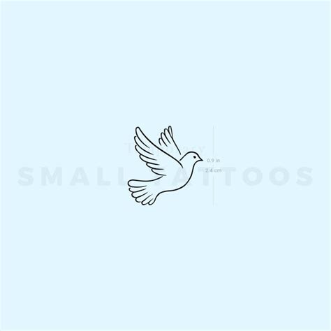 Dove Temporary Tattoo Etsy