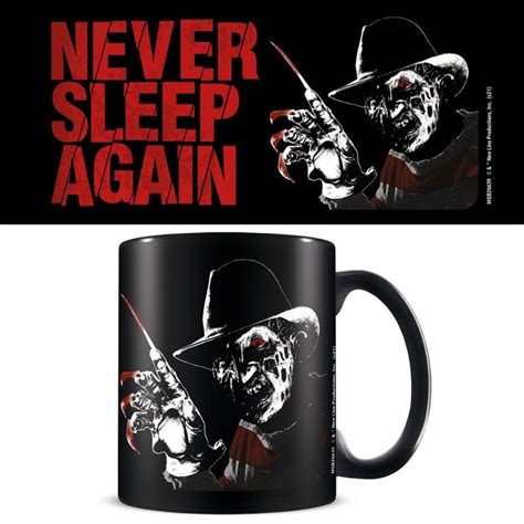 Freddy Krueger Never Sl Eep Again Mug Nightmare On Elm Street Nightmare