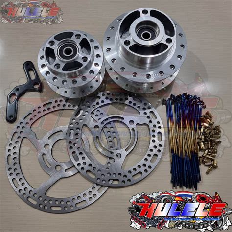 Hub Set W Bearing Spacer Spokes Disc Bracket For Raider 150 Carb F