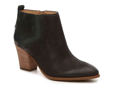 Franco Sarto Leather Atlas Bootie In Black Lyst