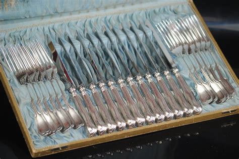 Victorian Knives & Forks Cutlery Set - Silver plated - - Catawiki