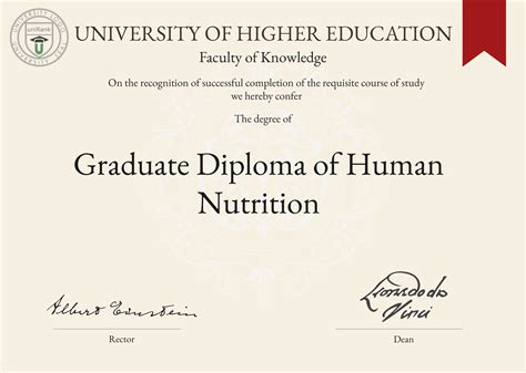 Graduate Diploma Of Human Nutrition Graddiphumnutr Unirank