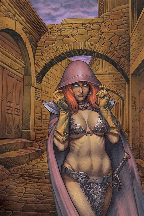 Red Sonja Vol 8 21 Cover T Limited Edition Joseph Michael Linsner