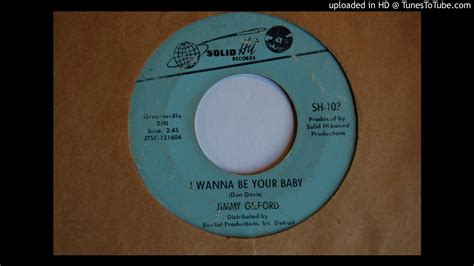 Detroit Soul Jimmy Gilford I Wanna Be Your Baby 45 Solid Hit 103