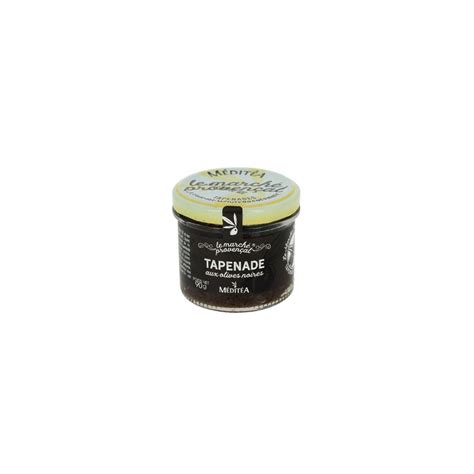 Tapenade Noire Au Basilic Meditea G Produits Tartinables Provence