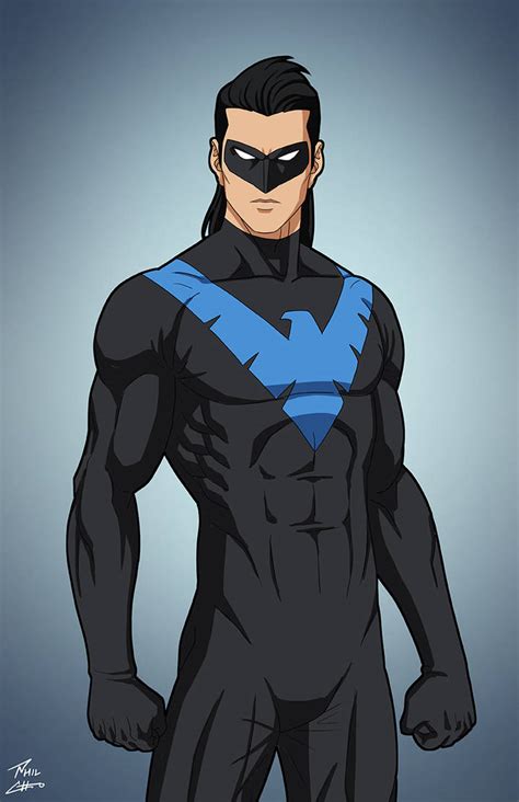 Nightwing Tnba By Phil Cho On Deviantart