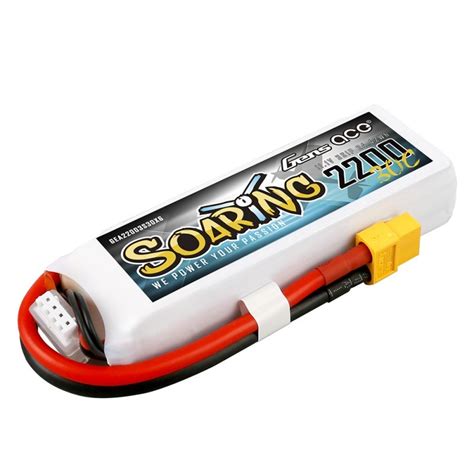 Gens Ace Soaring Mah V C S P Lipo Battery Pack With Xt Plug