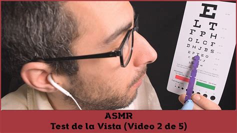 Asmr Examen De La Vista Roleplay M Dico En Espa Ol Serie M Dica