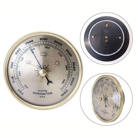 Practical Home Weather Forecaster Dial Type Barometer Thermometer