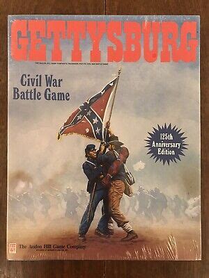 Avalon Hill Gettysburg St Year Civil War Battle Board Game