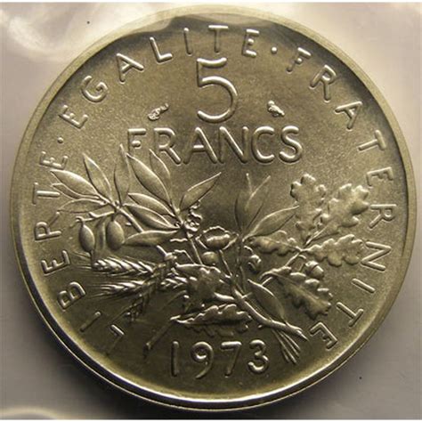 Monnaie Fran Aise Piefort Francs Semeuse Argent Monnaies