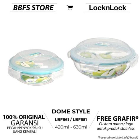 Lock N Lock Bisfree Table Dome Style Ml Ml Lbf Lbf Wadah