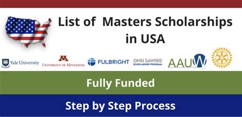 List Of Fully Funded Masters Scholarships In Usa Powerful Ways