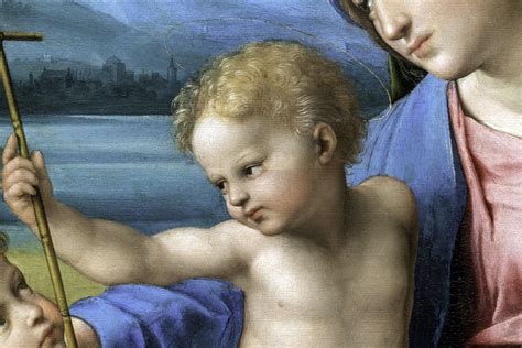 Raphael The Alba Madonna Detail With Jesus Raphael The Flickr