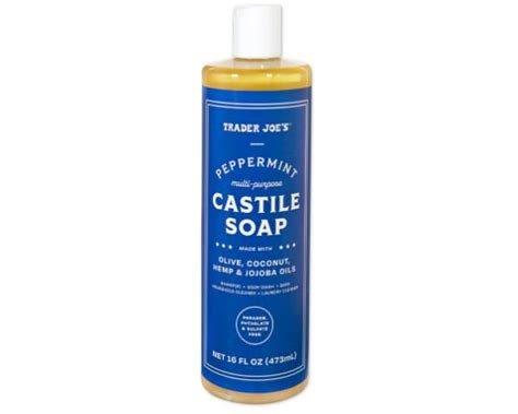 Multi Purpose Household Soaps Peppermint Castile Soap