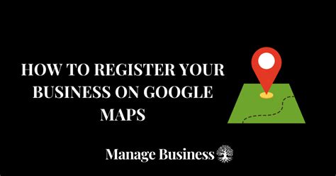 how to register business with google maps