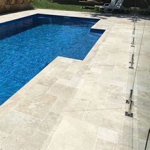 Classic Travertine French Pattern Pavers Tiles Save Stone Depot