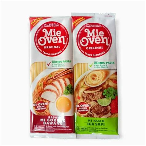 Jual Mie Oven Mayora G Mie Sehat Rasa Mie Goreng Bawang Dan Mie Kuah