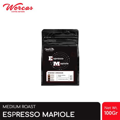 WORCAS Espresso Blend Mapiole 100 Gram Medium Roast Lazada Indonesia