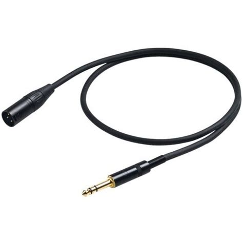 Proel CHL230LU1 XLR Male To 1 4 Stereo Jack Cable 1m AVECorp