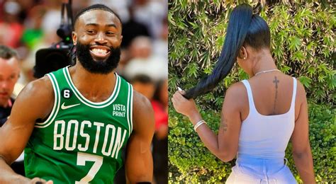 Celtics 28 Year Old Star Jaylen Browns 45 Year Old Girlfriend Whos