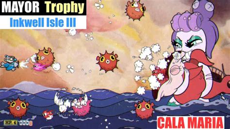 Cuphead Mayor Trophy Guide Medusa Cala Maria In High Seas Hi Jinx