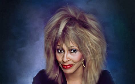 Image Tina Turner Hair Music Female Painting Art 3840x2400