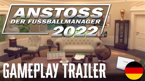 Anstoss 2022 Der Fussballmanager Gameplay Trailer YouTube