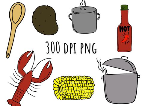 Crawfish Boil Clipart Crawfish Boil Png Crawfish Graphics Seafood