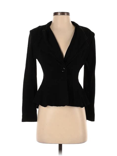 Hybrid Solid Black Blazer Size S 47 Off Thredup