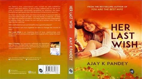 Her Last Wish Book Quotes Her Last Wish Ajay K Pandey Books My Wishes