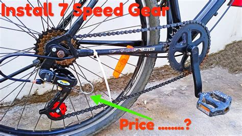 How To Install 7 Speed Gear Set In Normal Cyclenormal Cycle Me 7 Speed Gear Set Kaise Install