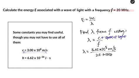 Using E hc λ Example 4 YouTube