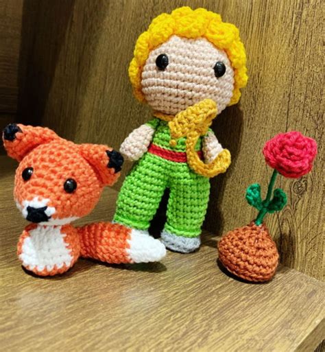 Conjunto Pequeno Príncipe Amigurumi Elo7 Produtos Especiais