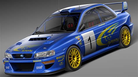 Subaru Impreza Sti 22b Wrc 1993 2000 3d Model By Squir