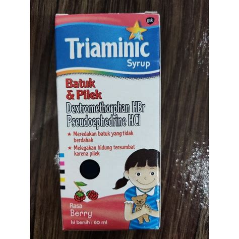 Jual Triaminic Ekspektoran Batuk Pilek Lemon Berry Ml Shopee Indonesia