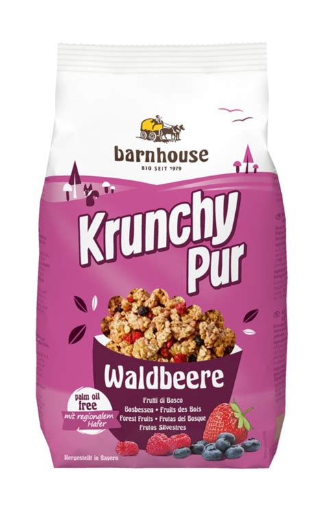 Barnhouse Krunchy Pur Waldbeere Bio 375g NaturPur Shop