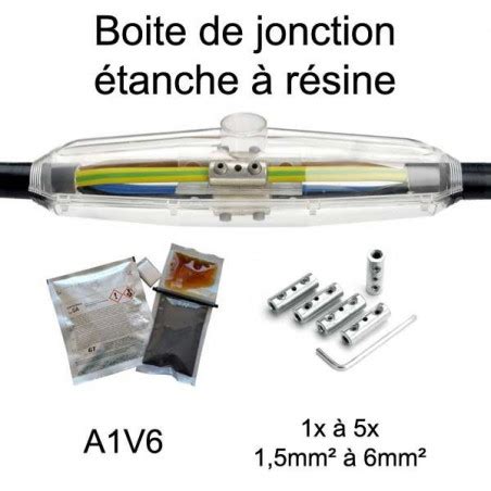 Kit complet pour jonction de câbles électriques étanche IP68