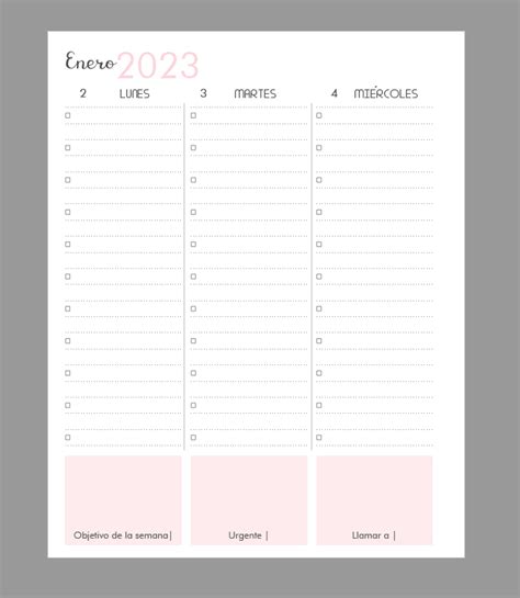 Agenda Escolar Para Imprimir Gratis Image To U