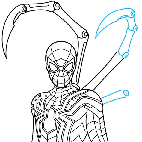 How To Draw Iron Spider From Avengers Really Easy Drawing Tutorial