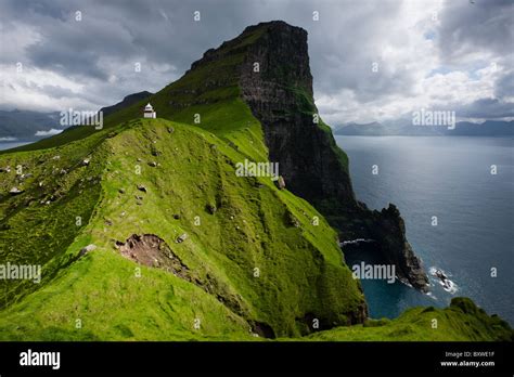 Leuchtturm Kalsoy Island F R Er Inseln Stockfotografie Alamy