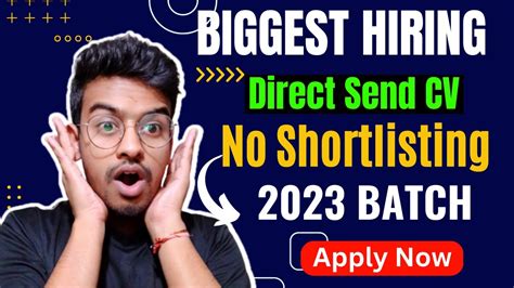 Biggest Hiring Latest Off Campus Job Drive 2023 2021 2022 2023