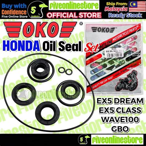 Oko Oil Seal Set Honda Ex Dream Class Starter C Gbo Wave Kriss