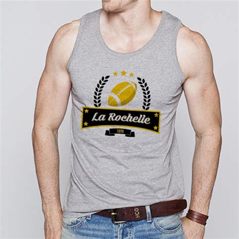 Débardeur Homme Gris Club de Rugby La Rochelle ketshooop T shirts