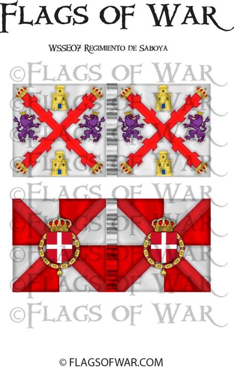 Flags Of War New 28mm Wss Spanish Regiment Flags