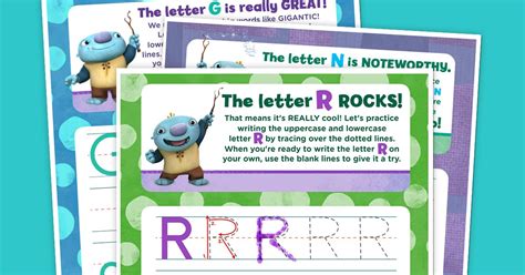 Wallykazam Letter Tracing Pack Nickelodeon Parents