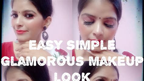 Simple Easy Glamorous Makeup Look ️easy Step Ke Sath Or Affordable