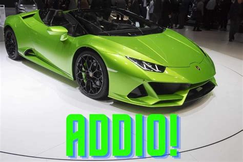 Addio Alla Lamborghini Huracan Annunciata La Supercar Che Prender Il