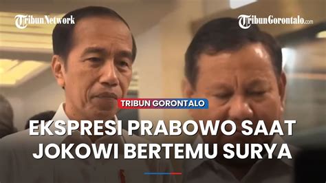 Ekspresi Prabowo Saat Jokowi Ungkap Isi Pertemuannya Dengan Surya Paloh